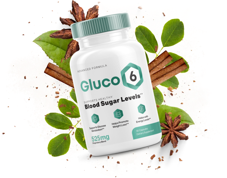 Gluco6 Pluse 1Bottle with ingredients